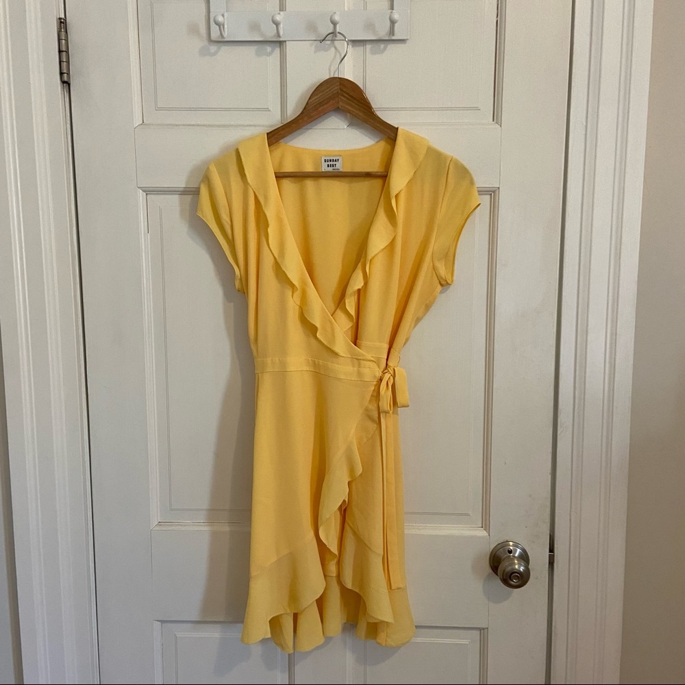 Sunday Best Yellow Dress